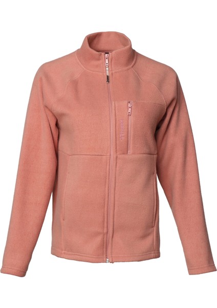 Zip Ceket, L, Açık Pembe