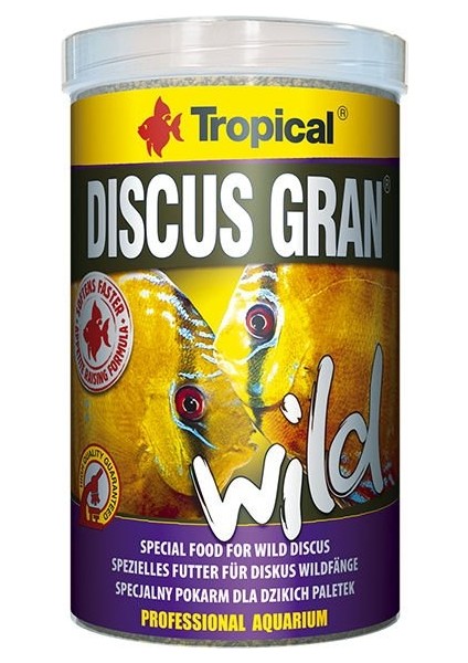 Discus Gran Wild Vahşi Discuslar Için Granül Balık Yemi 1000 ml 440 gr