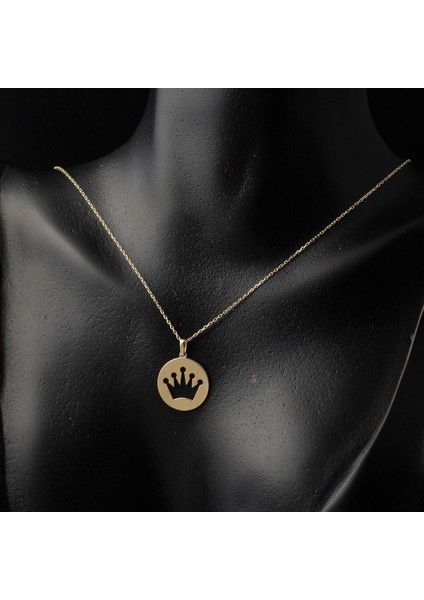 Kral Tacı Plaka Altın Kolye fiyatları