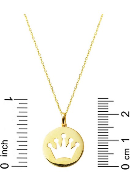 Kral Tacı Plaka Altın Kolye indirimleri