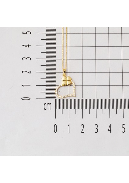 14 Ayar Yoncalı Kalp Altın Kolye modelleri