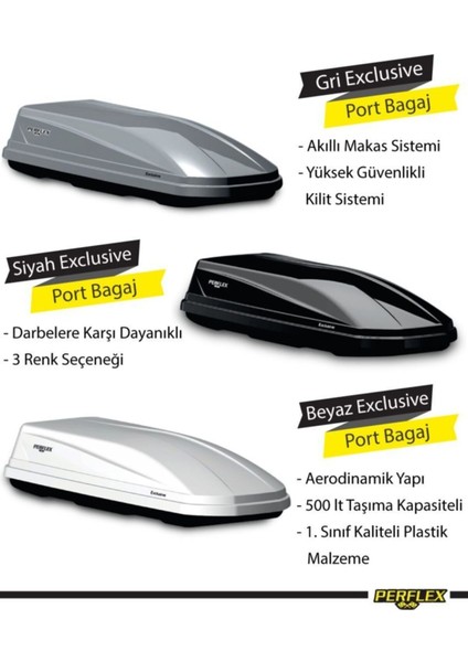Exclusive 500 Litre Port Bagaj Gri Renk indirimleri