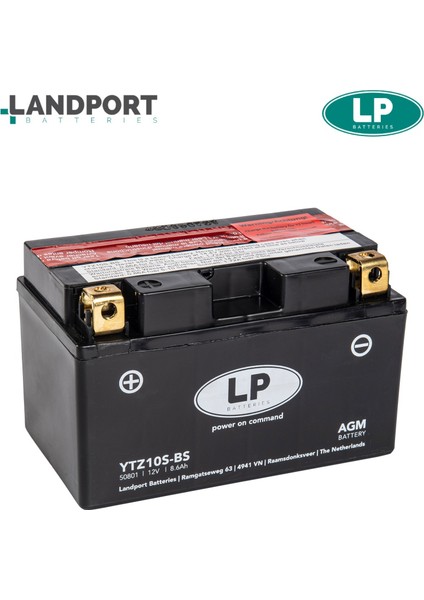 Agm Akü (YTZ10S-BS) / Yamaha / Yzf R6 S / 600CC / 8,6 A / Kg: 3,11 / L:150 / W:88 / H:93 Cca: 150 / 2006-2007-2008-2009-2010