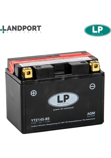 Agm Akü (YTZ14S-BS) / Yamaha / Xvs A Mıdnıght Star / 950CC / 11,2 A / Kg: 3,85 / L:150 / W:88 / H:110 Cca: 200 / 2009-2010-2011-2012-2013