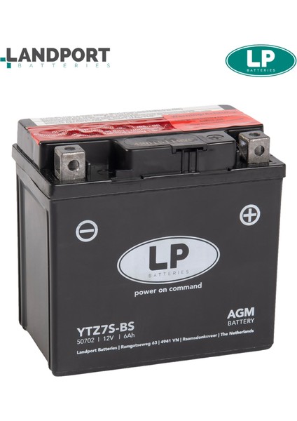 Agm Akü (YTZ7S-BS) / Yamaha / Yzf R7 / 700CC / 6 A / Kg: 2,17 / L:113 / W:70 / H:105 Cca: 100 / 2022-2023