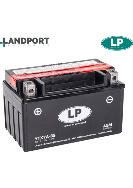 Agm Akü (YTX7A-BS) / Yamaha / Cygnus x / 125CC / 6 A / Kg: 2,35 / L:150 / W:87 / H:93 Cca: 105 / 2004-2005-2006