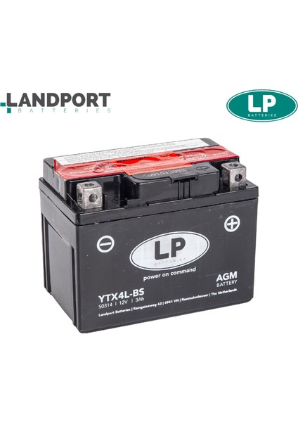 Agm Akü (YTX4L-BS) / Ktm / Sx-F / 450CC / 3 A / Kg: 1,32 / L:113 / W:70 / H:85 Cca: 40 / 2007-2008-2009-2010-2011-2012-2013-2014-2015