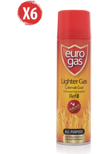 Çakmak Gazı Refill 6'lı