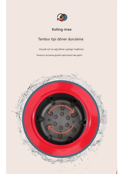 Çocuk Çamaşır Makinesi Su Ekleyebilir, Simüle Edilmiş Büyük Tamburlu Elektrikli Çamaşır Makinesi, Çorap Yıkama Seti, Kız Oyun Evi, Tamburlu Çamaşır Makinesi - Şarj Edilebilir Versiyon (Yurt Dışından)
