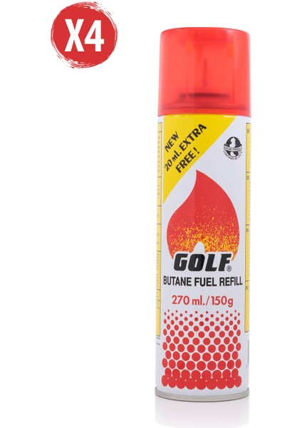 Çakmak Gazı 270 ml 4'lü