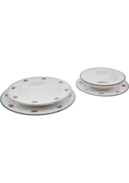 Flor 24 Parça 6 Kişilik Stoneware Yemek Takımı fiyatları