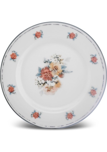 Flor 24 Parça 6 Kişilik Stoneware Yemek Takımı fırsatları