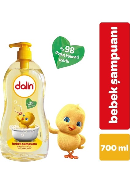 Bebek Şampuanı Klasik 700ML Pompalı (4 Lü Set)