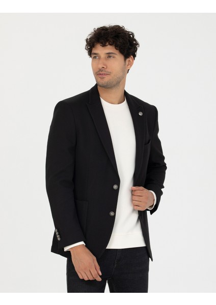 Erkek Siyah Ekstra Slim Fit Blazer Ceket 50274202-VR046 modelleri