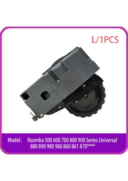 Irobot Roomba 500 600 700 800 900 Serisi 880 890 980 960 860 861 870 Robot Süpürge Için L Gri Motor Tahrik Tekerleği (Yurt Dışından)