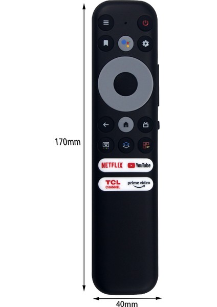 Tcl Tv S546 & R646 Serisi 75S546 65S546 55S546 Vb. Için Sesli Uzaktan Kumanda RC902N Fmr1 (Yurt Dışından)