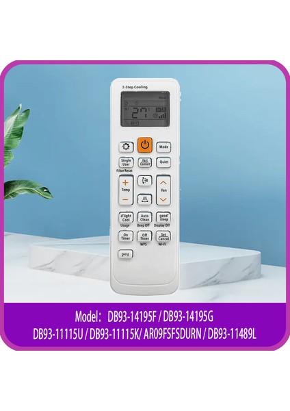 Samsung Klima Için Uzaktan Kumanda DB93-11489L Sub DB93-14195F DB93-14195G DB93-11115U DB93-11115K (Yurt Dışından)