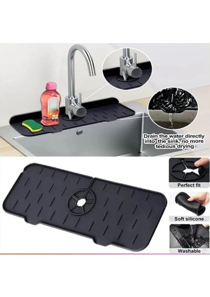 Mutfak Banyo Lavabo Kenarı Silikon Matı modelleri