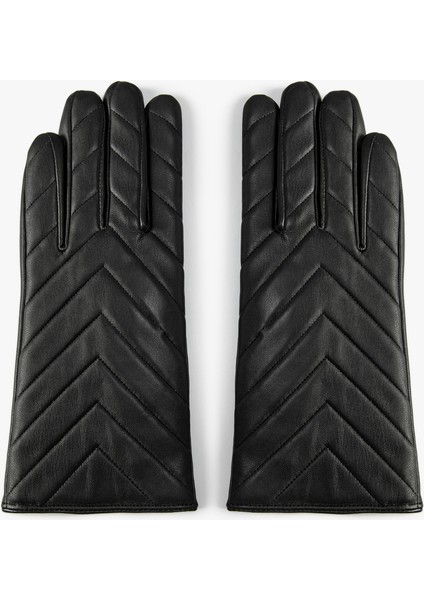 Kayak Eldiveni Deri Görünümlü Kapitone