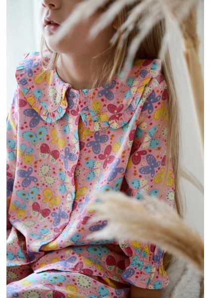Kız Dokuma Pijama Takımı