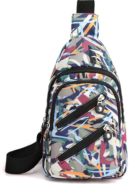 F Fabrika Çeşitli Renkler Özel Logo Tek Omuz Sırt Çantası Göğüs Çantası Kızlar Kadınlar Için (Yurt Dışından)