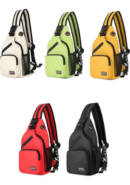 Pembe 2023 Yeni Spor Sırt Çantası Moda Omuz Crossbody Çanta Su Geçirmez Erkek Kadın Göğüs Çantası (Yurt Dışından) modelleri