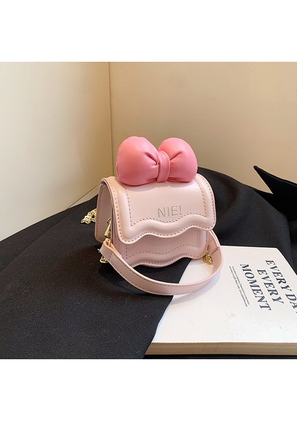 Mini Çocuk Omuz Çantası Fiyonklu Zincir Crossbody Çanta (Yurt Dışından) fiyatları
