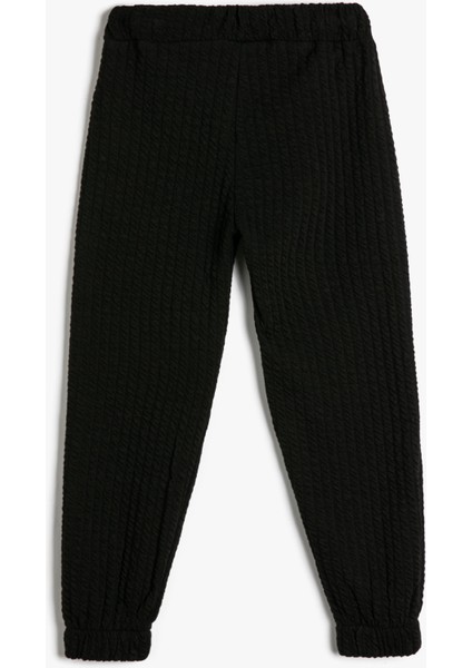 Basic Jogger Eşofman Altı Dokulu Beli Lastikli Cepli fiyatları