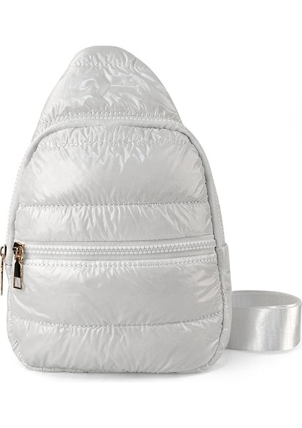 2 Yeni Stil Düz Renk Günlük Kullanım Rahat Unisex Çok Fonksiyonlu Kirpi Telefon Kadınlar Için Crossbody Çanta Kapitone Göğüs Çanta Askılı Çanta (Yurt Dışından)