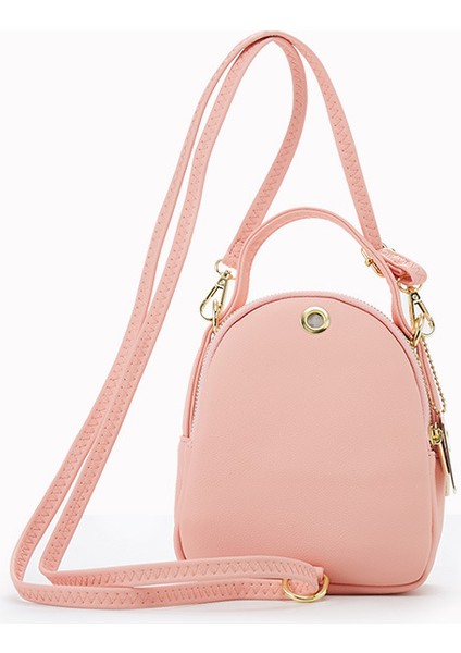 Gül Kırmızı Benzersiz Pu Deri Bayan Moda Mini Kız Omuz Crossbody Çanta Küçük Kadın Çantası Genç Kız Sırt Çantası (Yurt Dışından) modelleri