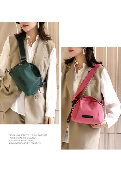 Sarı Yeni Moda Büyük Kapasiteli Kabuk Çanta Düz Renk Basit Çok Yönlü Hafif Kadın Tek Omuz Crossbody Çanta (Yurt Dışından) indirimleri