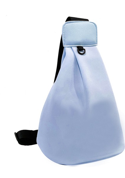 Mavi Son Bayanlar Vintage Fanny Paketleri Göğüs Çanta Saf Renk Omuz Bel Çantası Kadınlar Için Moda Crossbody Çanta (Yurt Dışından)