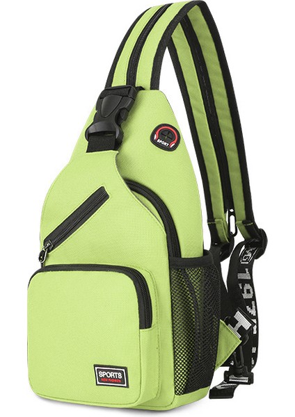 Sarı Özelleştirme Su Geçirmez Crossbody Sling Sırt Çantası Kulaklık Deliği ile Kadın Erkek Moda Omuz Göğüs Çantası (Yurt Dışından) fiyatları