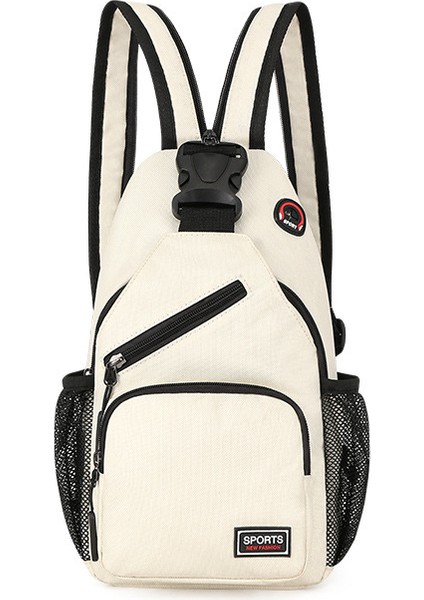 Sarı Özelleştirme Su Geçirmez Crossbody Sling Sırt Çantası Kulaklık Deliği ile Kadın Erkek Moda Omuz Göğüs Çantası (Yurt Dışından) indirimleri