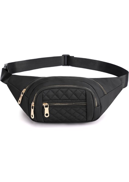 5 Çok Fonksiyonlu Naylon Su Geçirmez Unisex Fanny Paketleri Göğüs Çantası Fermuarlı Cebi Düz Renk Bayanlar Crossbody Bel Kemeri Çantası (Yurt Dışından) fiyatları