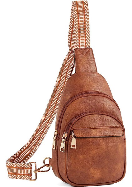 Bayanlar Için 2 Yeni Tek Kollu Çanta Yüksek Kaliteli Crossbody Fanny Paketleri Vegan Deri Kadın Göğüs Çantası Gitar Askısı ile (Yurt Dışından) modelleri