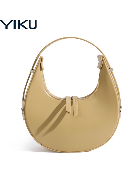 Pembe Küçük El Çantası Özel Logo Lüks Marka Yarım Ay Hobo Çanta Kadın Rahat Tote Siyah Pu Pembe (Yurt Dışından) modelleri