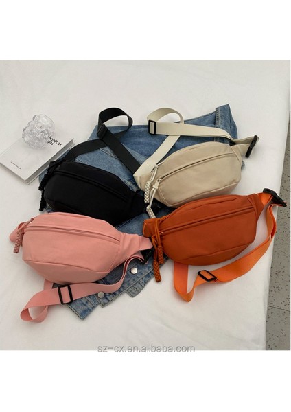 3 2023 Yeni Moda Özel Logo Düz Spor Salonu Spor Seyahat Kadın Crossbody Sling Omuz Göğüs Çantaları (Yurt Dışından) fiyatları