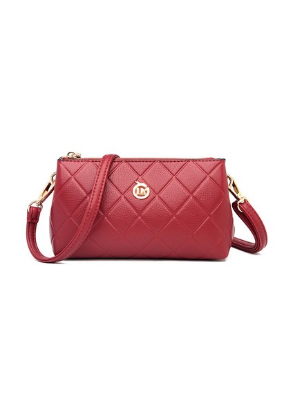 Rose Madder Guangzhou Oem Üretici Trendy Vegan Pu Deri Debriyaj Omuz Çantası Kadın Bbloso Crossbody Çanta Bayanlar (Yurt Dışından)