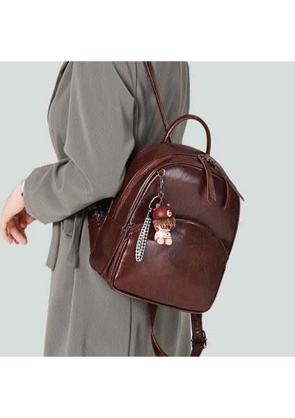 Yeşil Özel Logo Kabul Kadın Mini Sırt Çantaları Moda Deri Sırt Çantası Kadın Rahat Su Geçirmez Sırt Çantaları (Yurt Dışından) fırsatları
