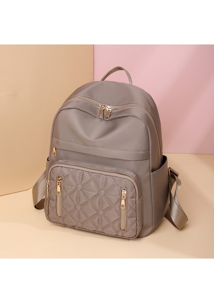 Kahverengi Oxford Kumaş Sırt Çantası Kadın Yeni Moda Çok Yönlü Kadın Sırt Çantası Büyük Kapasiteli Dışarı Çıkmak Için Sırt Çantası (Yurt Dışından) modelleri