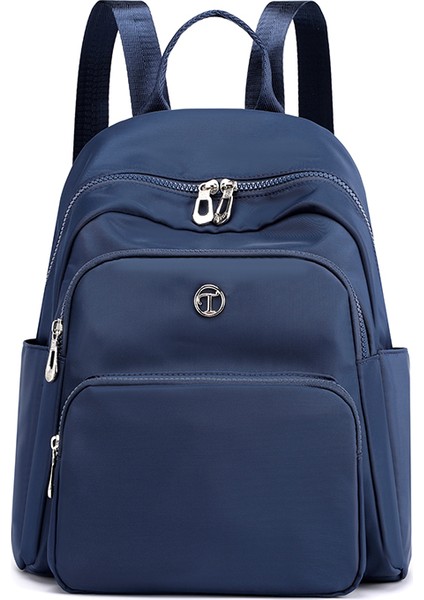 Derin Mavi 2022 Rahat Moda Su Geçirmez Küçük Sırt Çantası Bayanlar Rahat Spor Sırt Çantaları Kadın Sırt Çantaları (Yurt Dışından)