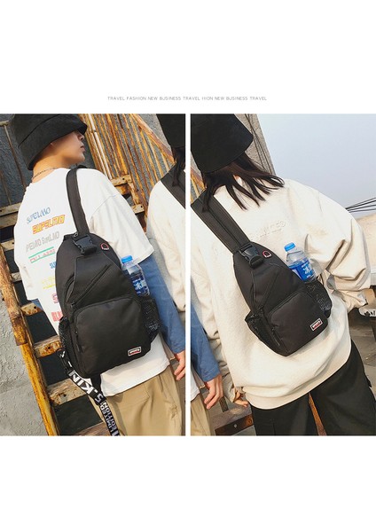Mavi Bayanlar Spor Crossbody Sling Sırt Çantası Su Geçirmez Seyahat Yürüyüş Göğüs Çantası Sırt Çantası Omuz Çantaları (Yurt Dışından) fırsatları