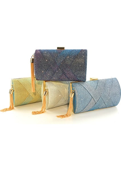 02 Kadın Akşam Debriyaj Çanta Leke Kumaş Çanta Düğün Balo Gece Dışarı Parti Kristal Zarf Debriyaj Crossbody Omuz Çantaları (Yurt Dışından) fiyatları