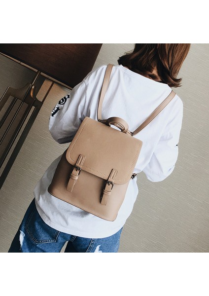 Mavi Gri Funky Moda Özel Logo Pu Deri Mini Çanta Sırt Çantası Sevimli Rahat Kadın Sırt Çantaları (Yurt Dışından) fiyatları