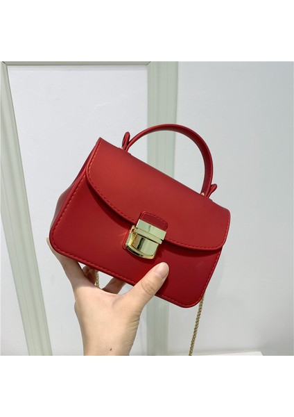 Gri Moda Bahar Tarzı Şeker Renk Mini Jöle Çanta Ruj Kız Pvc Zincir Çanta Bayanlar Için Sevimli Crossbody Çanta (Yurt Dışından) modelleri