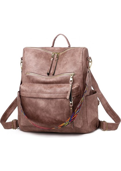 Bordo Kadın Moda Sırt Çantası Çantalar Çok Amaçlı Tasarım Cabrio Satchel Çanta ve Omuz Çantası (Yurt Dışından)