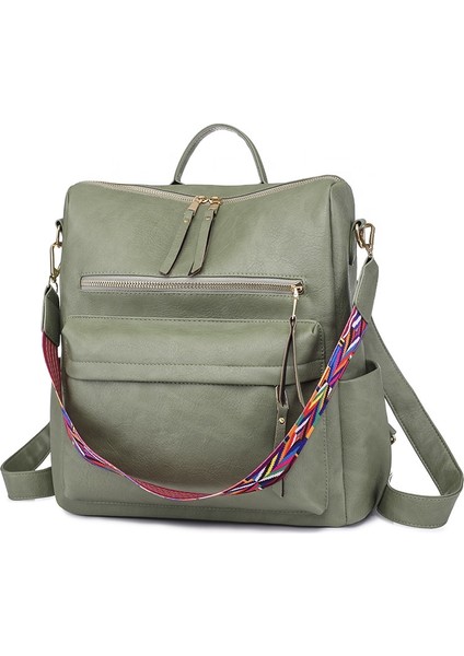 Bordo Kadın Moda Sırt Çantası Çantalar Çok Amaçlı Tasarım Cabrio Satchel Çanta ve Omuz Çantası (Yurt Dışından) fırsatları