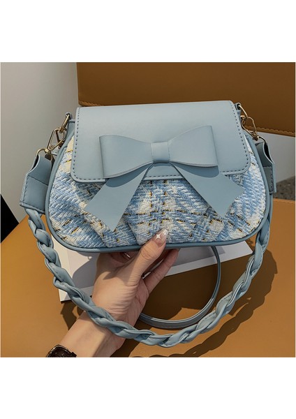 Siyah Gu Çanta Moda Pu Deri Su Geçirmez Bayan Lüks Ilmek Kadın Mini Eyer Çantası (Yurt Dışından) modelleri