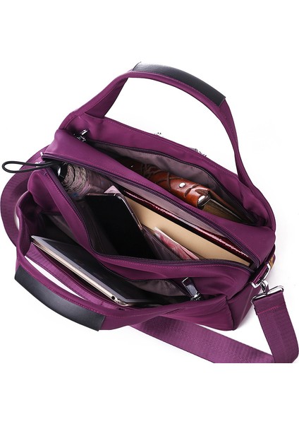 12 2023 Büyük Kapasiteli Crossbody Büyük Çanta Rahat Naylon Kadın Omuz Çantaları Kadın Çanta Messenger Çanta (Yurt Dışından) fiyatları